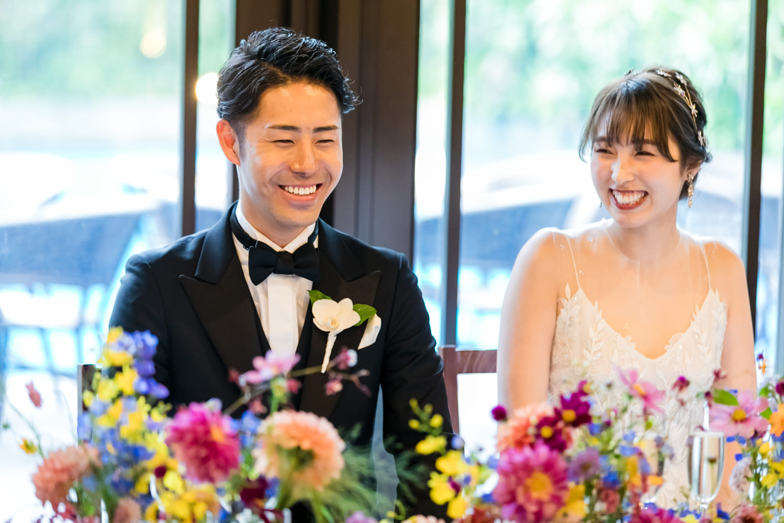 〈フロア貸切り〉 ウォーターテラスを贅沢に使った ニュークラシックパーティー