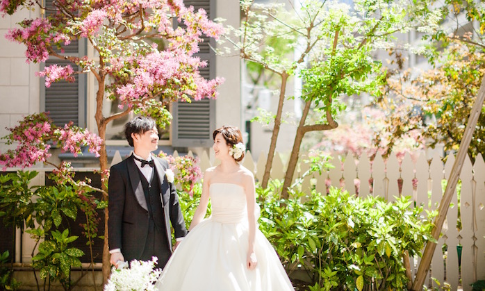 〈プライベートウェディング〉開放的なテラスで自由な時間を